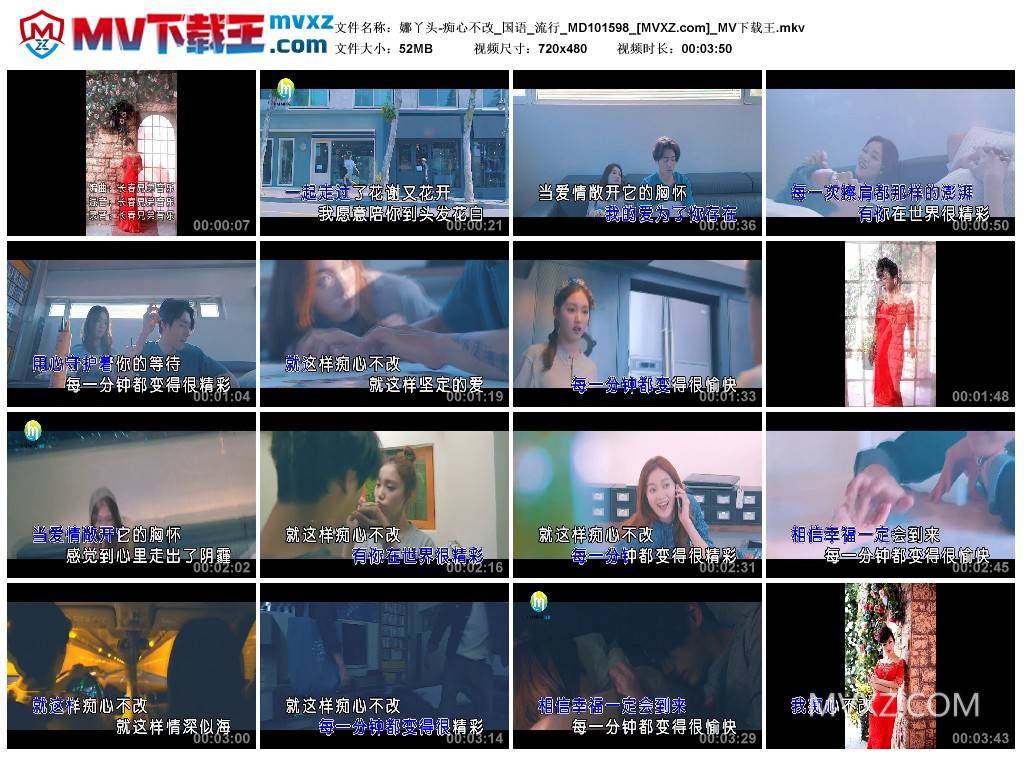 娜丫头-痴心不改_国语_流行_MD101598